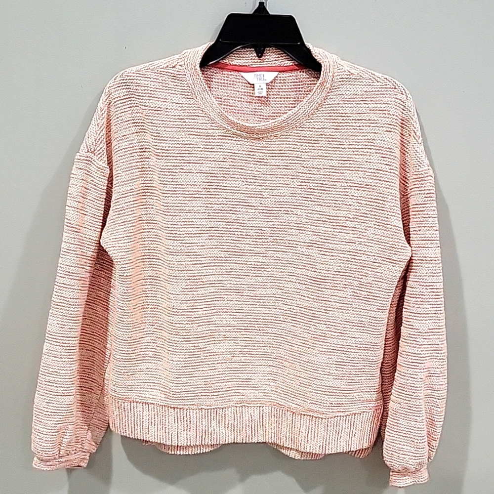 Banded waist sweater
